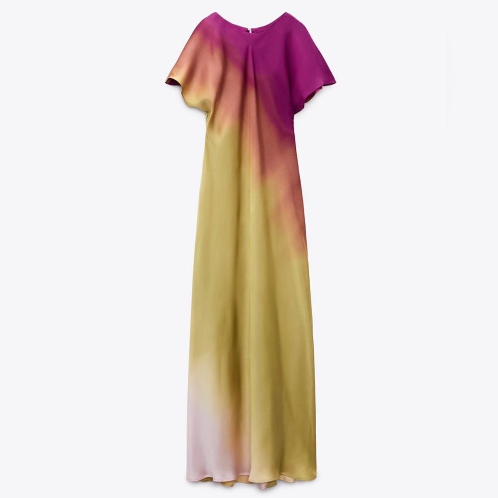 Zara tie dye printed dress - Picture 7 of 10